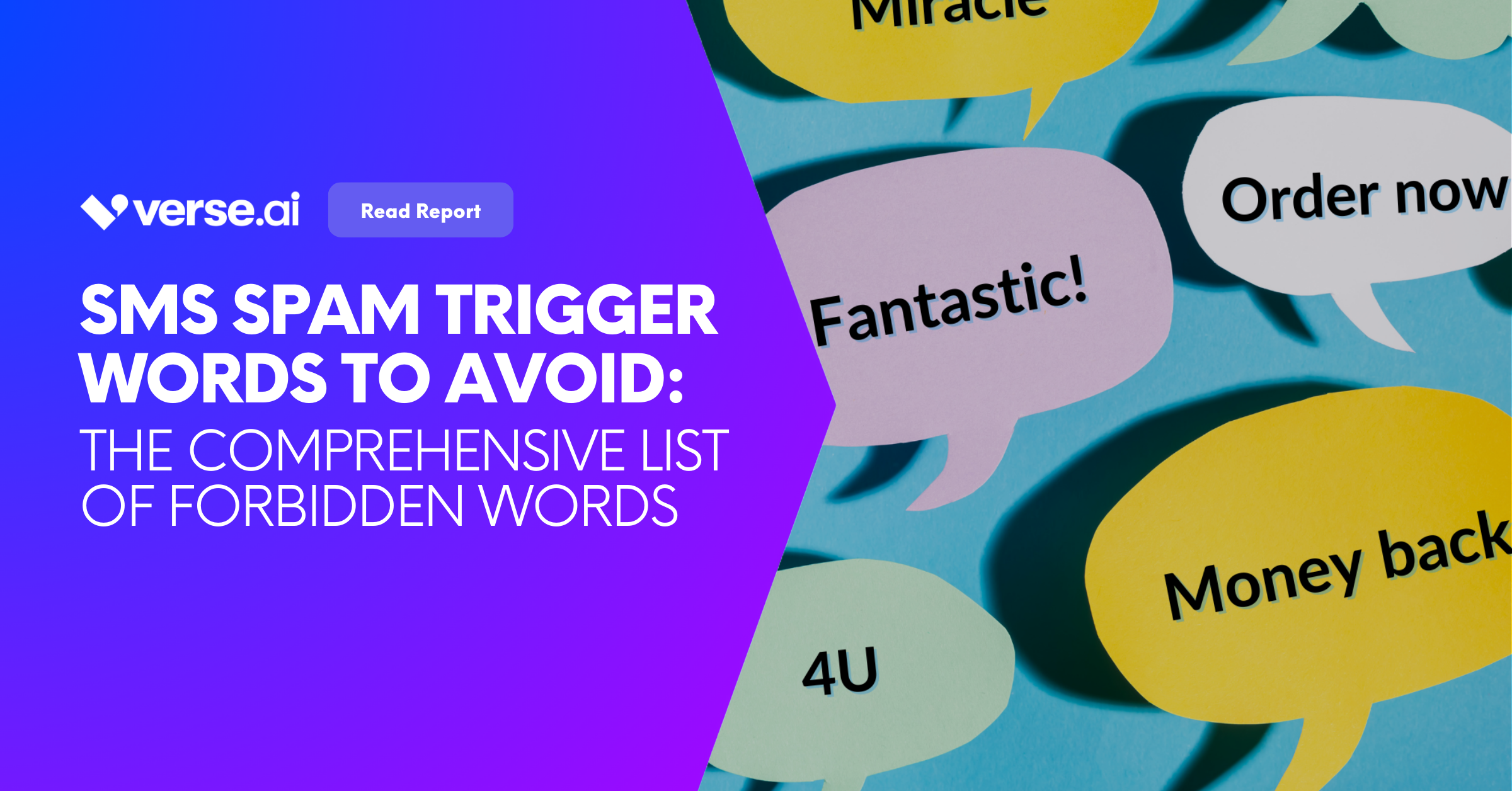 SMS Spam Trigger Words to Avoid - report cover