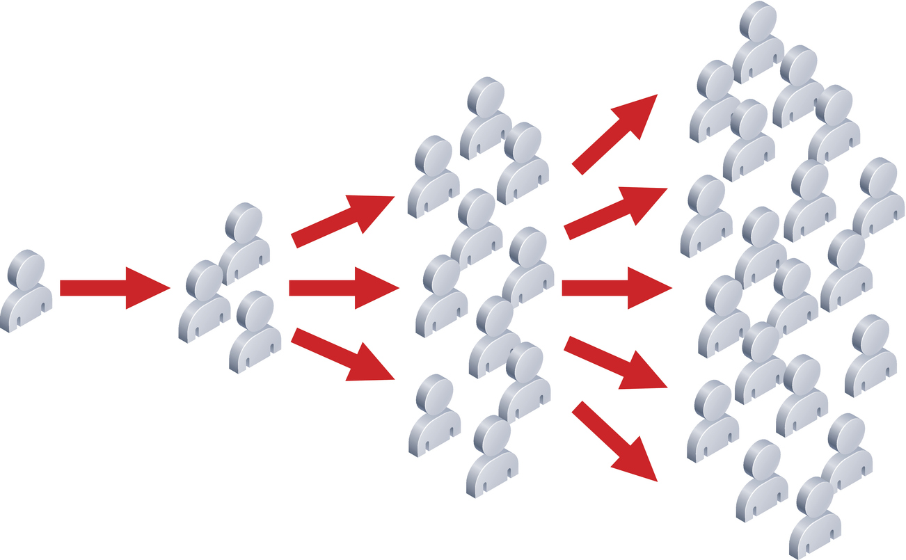 Growing people magnets illustrate expanding your audience with AI chatbots