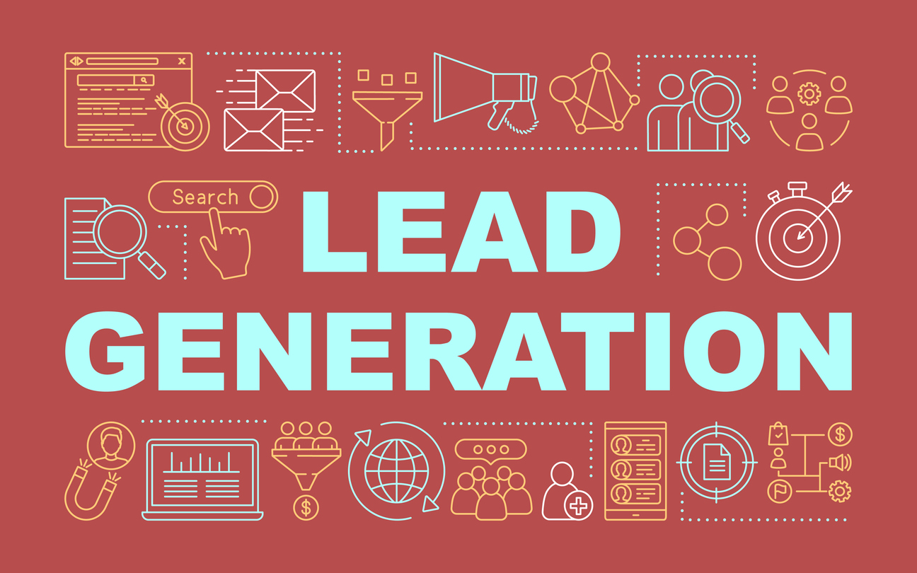 A lead generation concept shows the capabilities of an AI digital assistant.