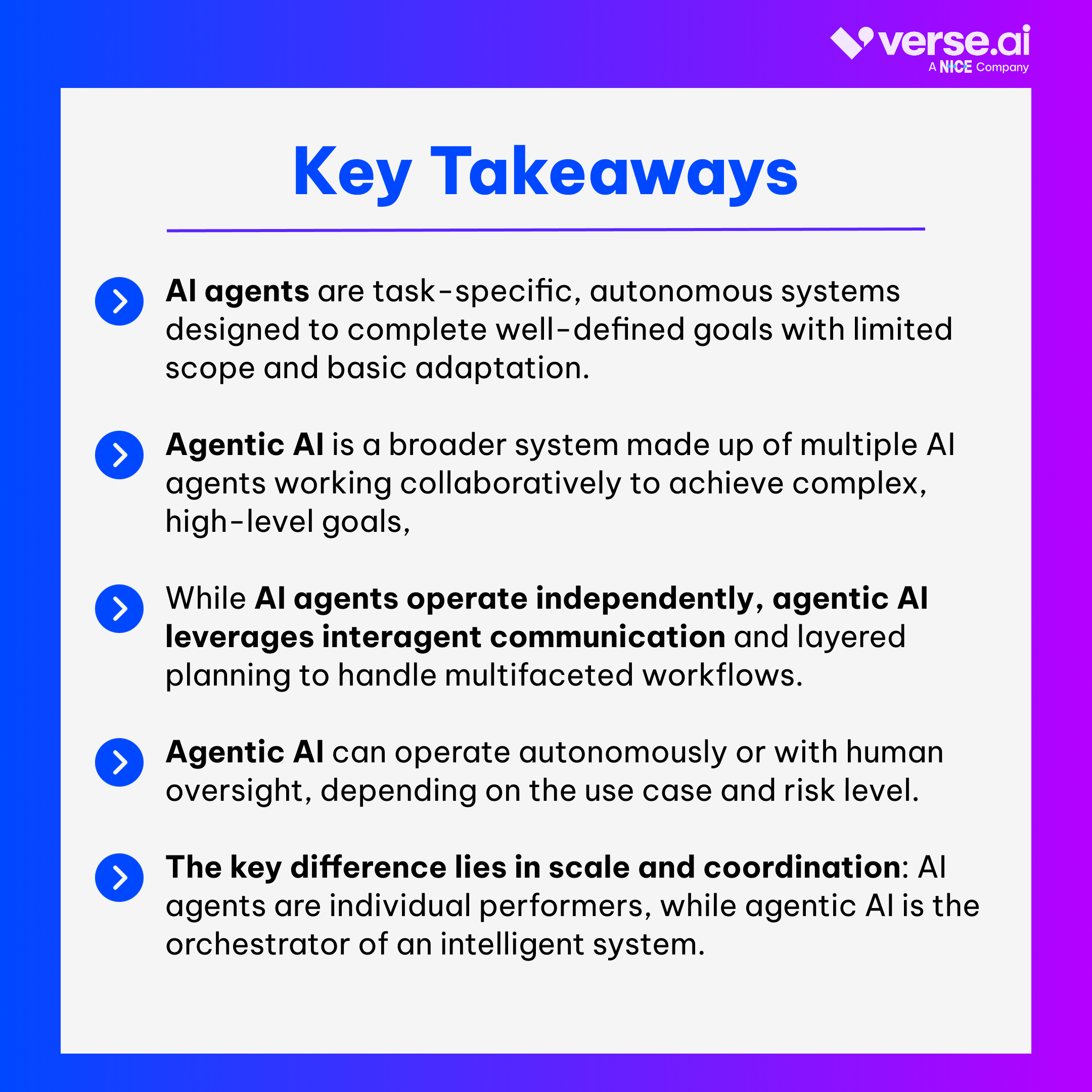 What is Agentic AI? Key Takeaways