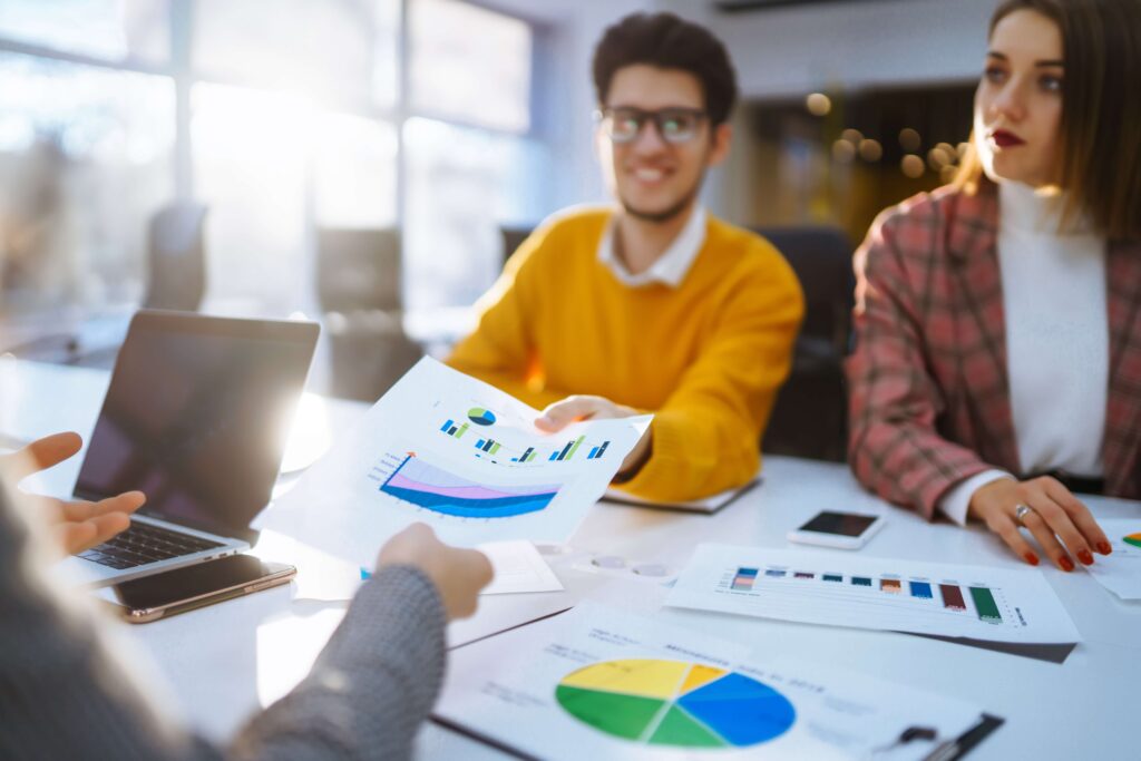 Team looking at their lead qualification and lead scoring strategies.