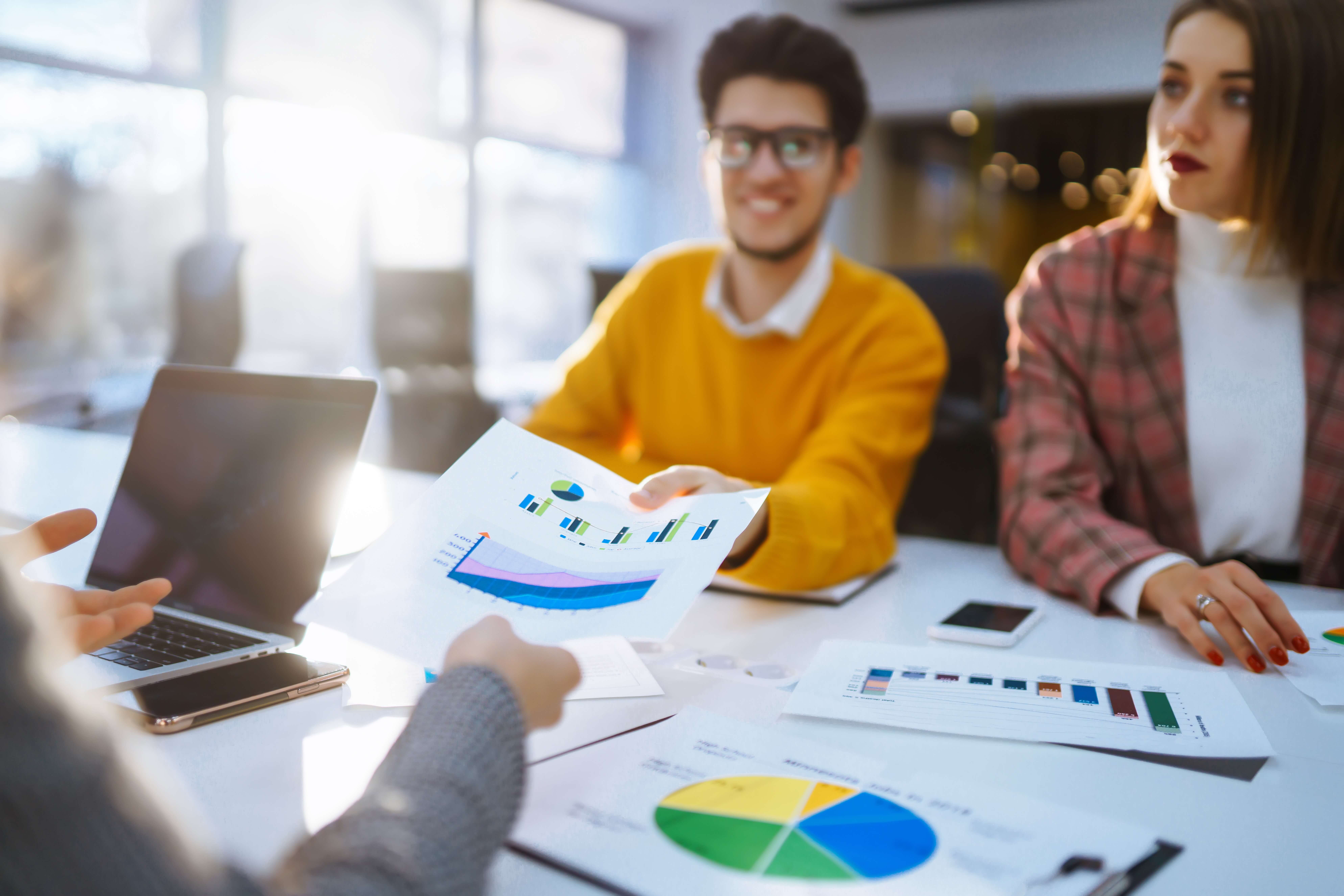 Team looking at their lead qualification and lead scoring strategies.