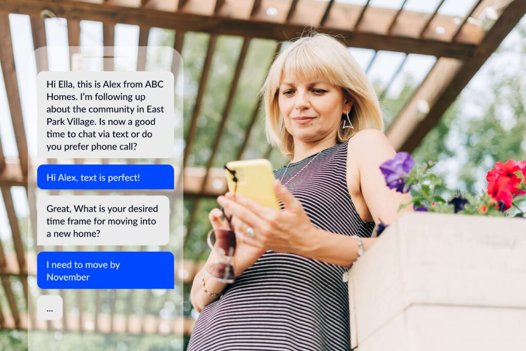 Homebuyer uses AI texting to chat with a home builder