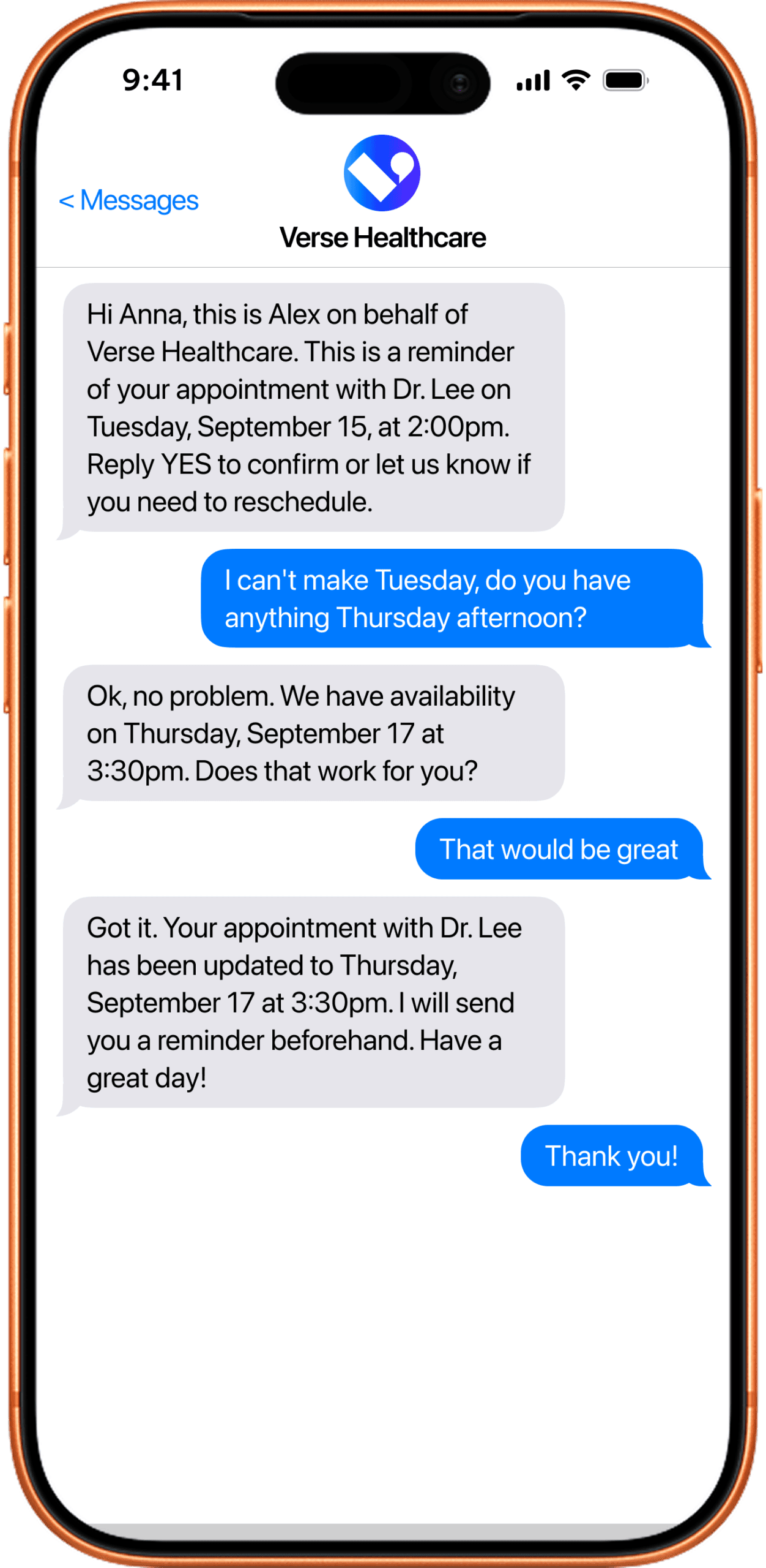 Example showing how SMS for healthcare reduces patient no-shows