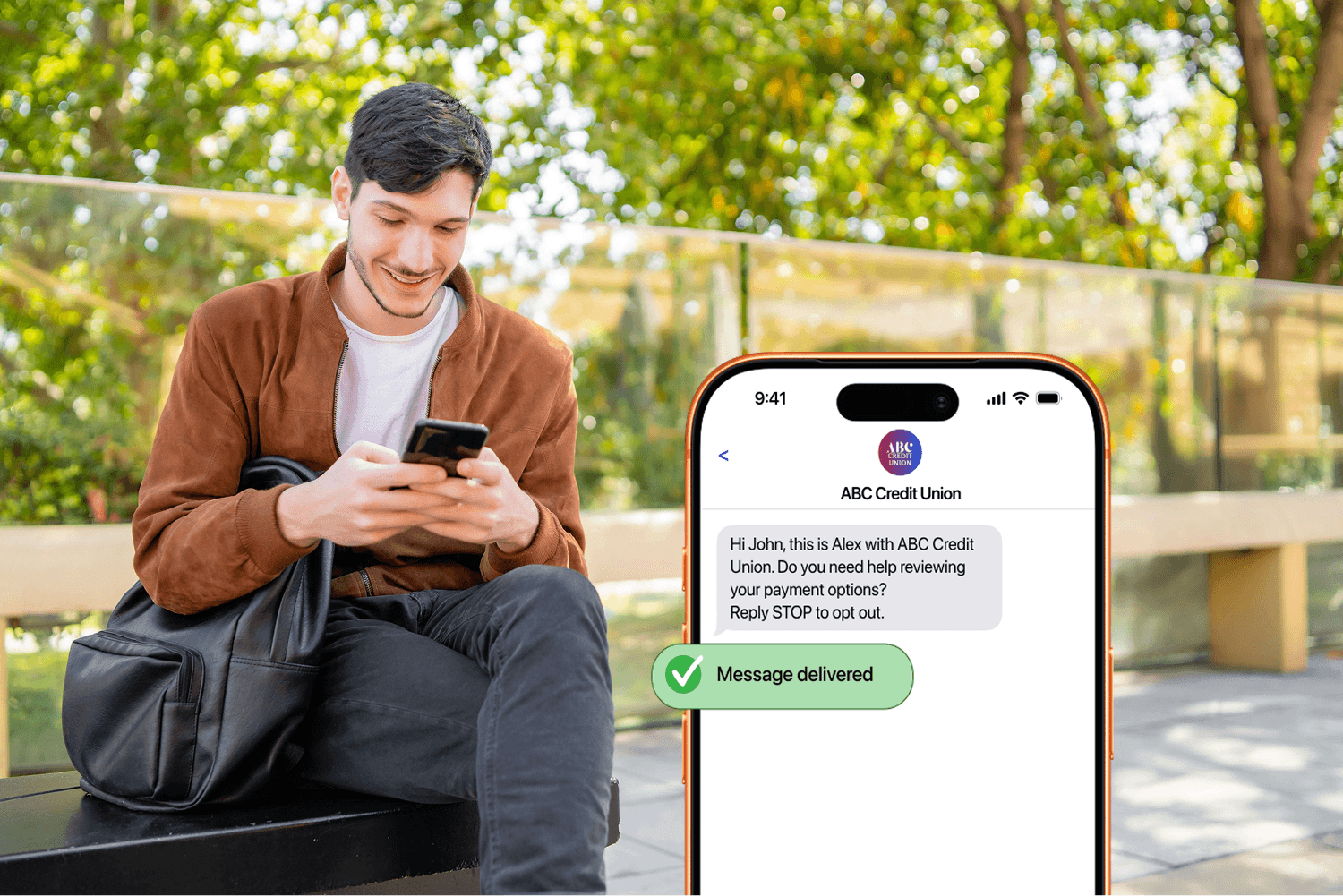 Example of how SMS for collections can work