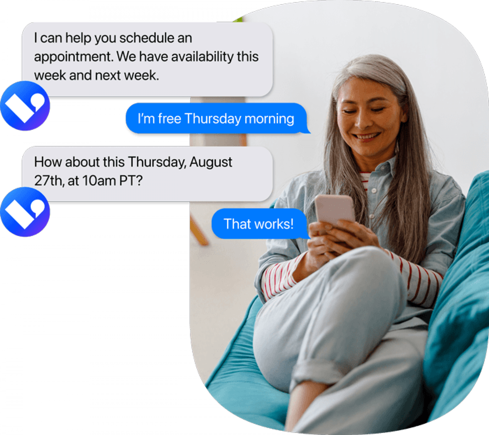 image module appt text F
